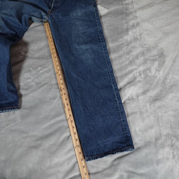 Vintage Levis 501 Straight Fit Jeans Mens 36x30 (Fits 34x30) Faded Made In USA - Picture 13 of 16